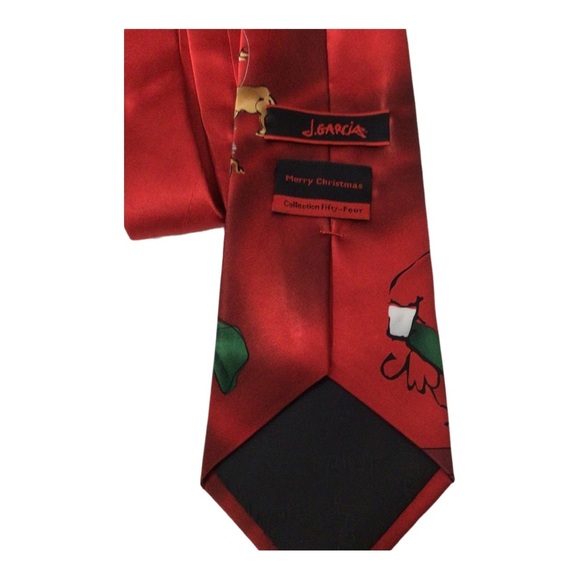 Jerry Garcia "Dracula Claus" Collection Holiday Christmas Reindeer Tie - Picture 2 of 4